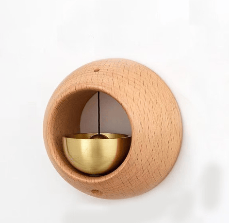 Wooden C-shaped Wind Chime