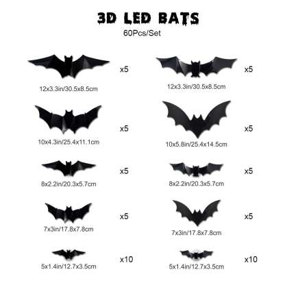 D Bat Design LED Decoration