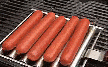 Hot Dog Roller - Evenly Cook Hot Dogs Every-Time - B2Q Hot Dog BBQ Roller