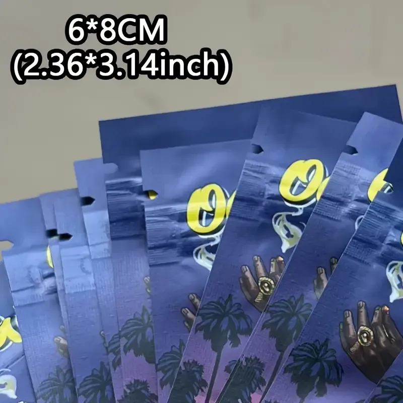 Cartoon Cool Design Ziplock Bags - 100 Pack Reusable Plastic Ziplock Bags for Party Favors and Storage - Durable Bags for Gift Giving and Home Use, Holiday Theme