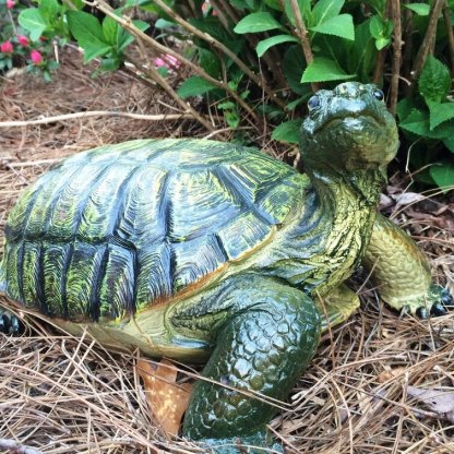 Call Of The Wild Turtle / Tortoise Garden Statue
