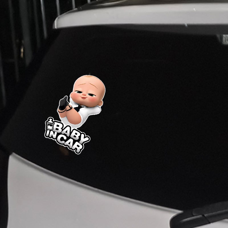 🚗👶 "Baby in Car" Car Window Decoration Sign – Drive Safely, Drive with Care!