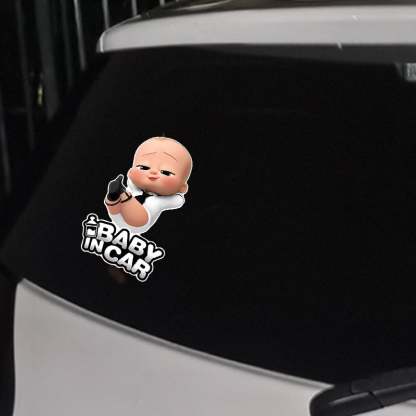 🚗👶 "Baby in Car" Car Window Decoration Sign – Drive Safely, Drive with Care!