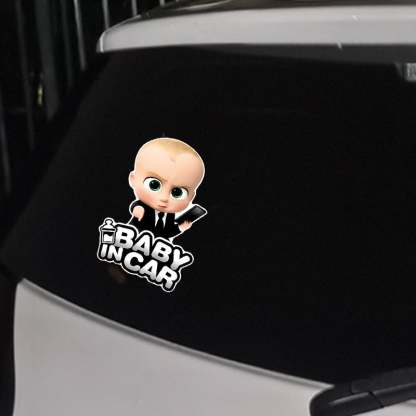 🚗👶 "Baby in Car" Car Window Decoration Sign – Drive Safely, Drive with Care!