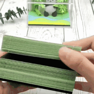 3D Calendar 2025 - Panda