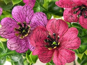 artificial hanging flowers