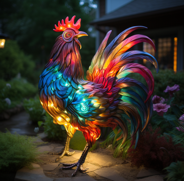 Magical Solar Glowing Animals,Guard Your Home