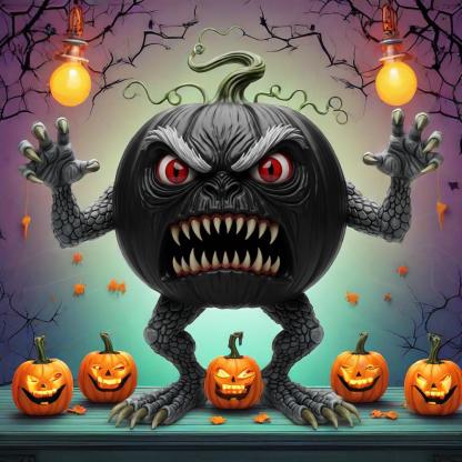 🎃Mutant Pumpkin Monster Figurine