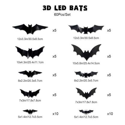 D Bat Design LED Decoration