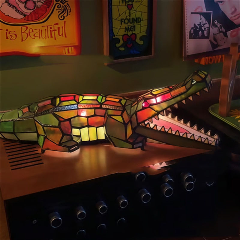 Crocodile Table Lamp