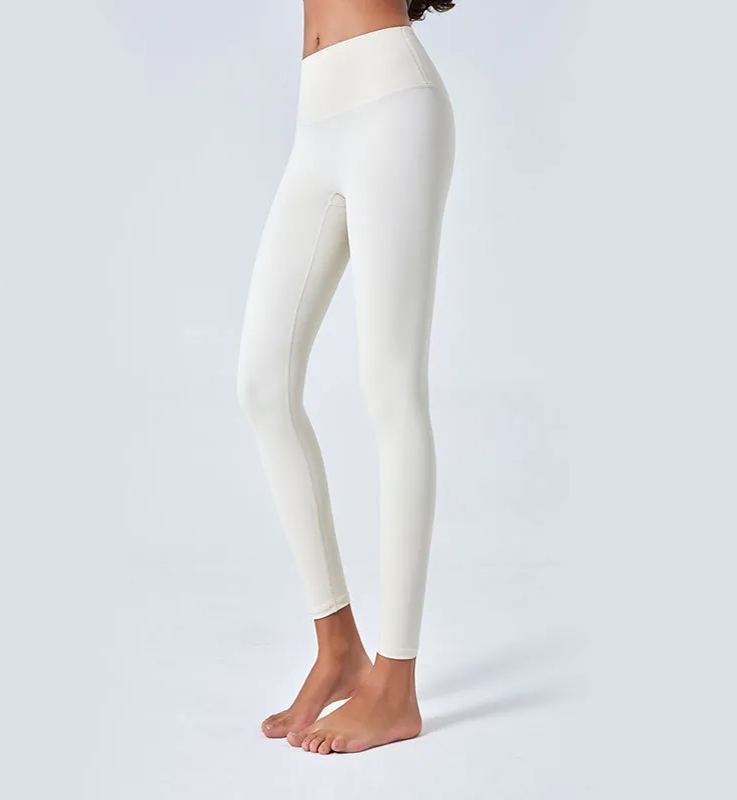 NUCBN high waist nude no embarrassing line yoga pants women's elastic tight hip lifting sports fitness leggings