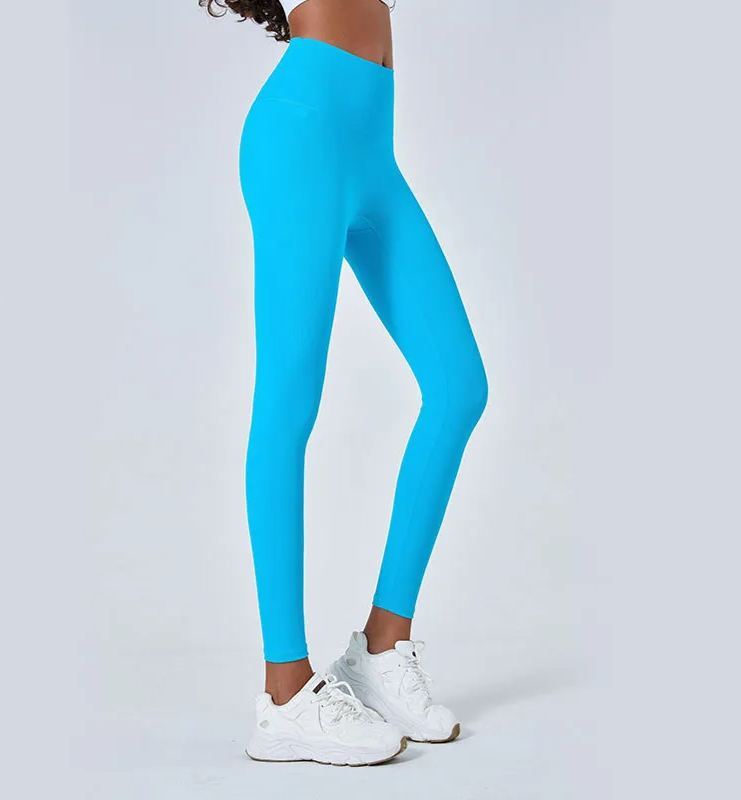 NUCBN high waist nude no embarrassing line yoga pants women's elastic tight hip lifting sports fitness leggings