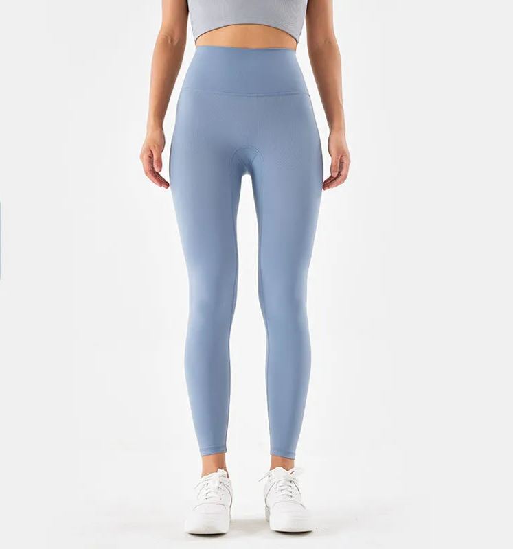 NUCBN high waist nude no embarrassing line yoga pants women's elastic tight hip lifting sports fitness leggings