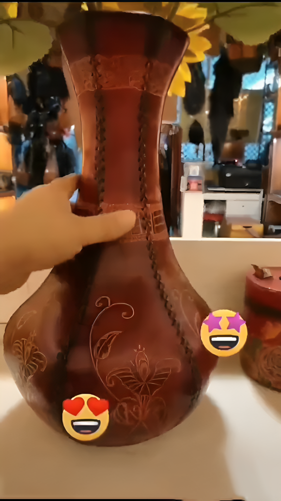 Homedecor Leather Vase