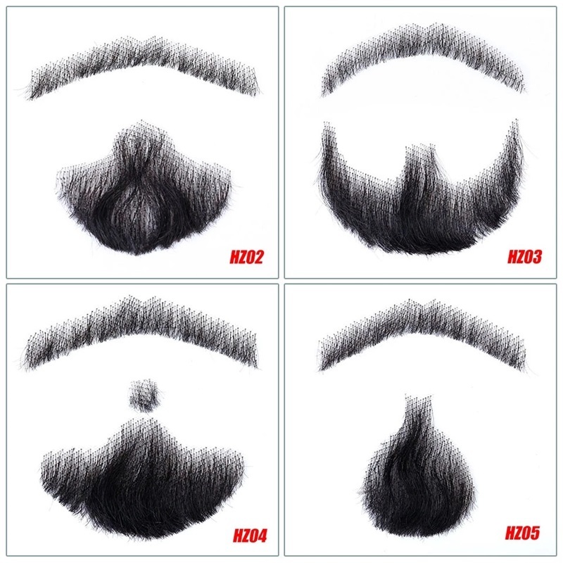 Hand Woven Cool Man Beard Wigs