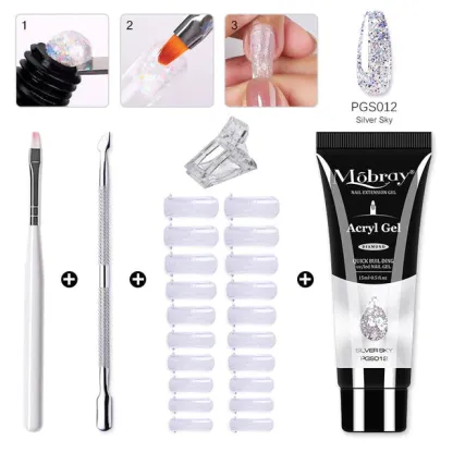 ( Promotion - 50% OFF)🎨🎨Polygel Nail Kit