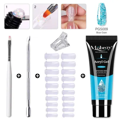 ( Promotion - 50% OFF)🎨🎨Polygel Nail Kit