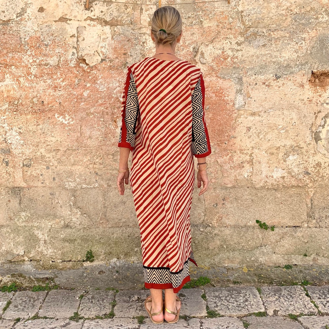 Vacation printed loose dress 6eac