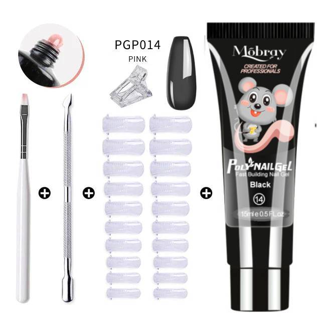 ( Promotion - 50% OFF)🎨🎨Polygel Nail Kit
