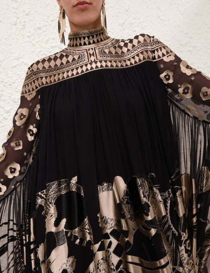Women's Fashion Printed Ethnic Long Skirt