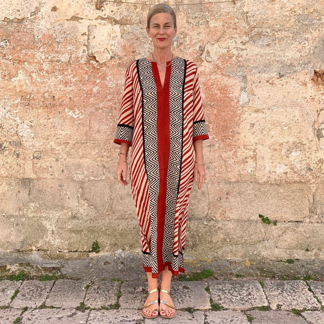 Vacation printed loose dress 6eac