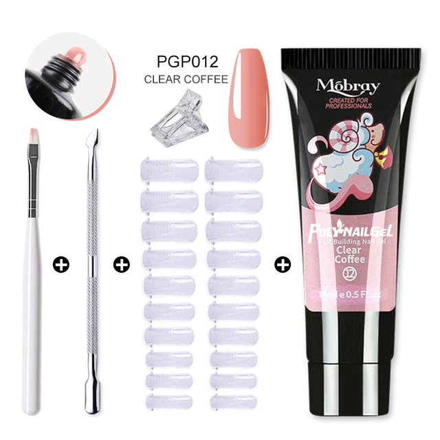 ( Promotion - 50% OFF)🎨🎨Polygel Nail Kit