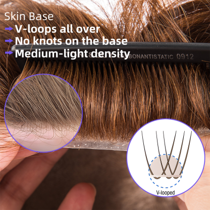 Thin Skin 0.08-0.1mm 1/8'' V-Loop Front Soft Hair Full Poly Comfortable Durable Pu Leather
