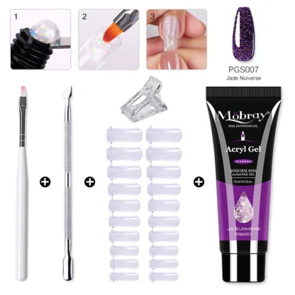 ( Promotion - 50% OFF)🎨🎨Polygel Nail Kit