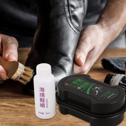 LIFKOME 1 Set Leather Shoe Polish Shoe Brush Comfortable Grip Brush Shoe for Polishing Boot Brush Shoe Scrub Brush Shoes Scrub Brush Shoe Polishing Brush Shoe Polish Brush Sponge