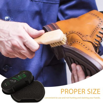 LIFKOME 1 Set Leather Shoe Polish Shoe Brush Comfortable Grip Brush Shoe for Polishing Boot Brush Shoe Scrub Brush Shoes Scrub Brush Shoe Polishing Brush Shoe Polish Brush Sponge