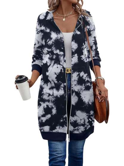 Women Casual Zip up Fleece Hoodies