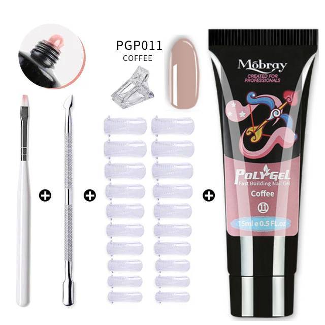 ( Promotion - 50% OFF)🎨🎨Polygel Nail Kit