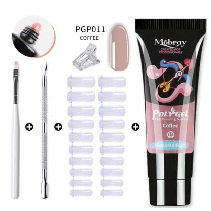 ( Promotion - 50% OFF)🎨🎨Polygel Nail Kit