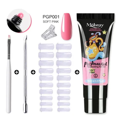( Promotion - 50% OFF)🎨🎨Polygel Nail Kit