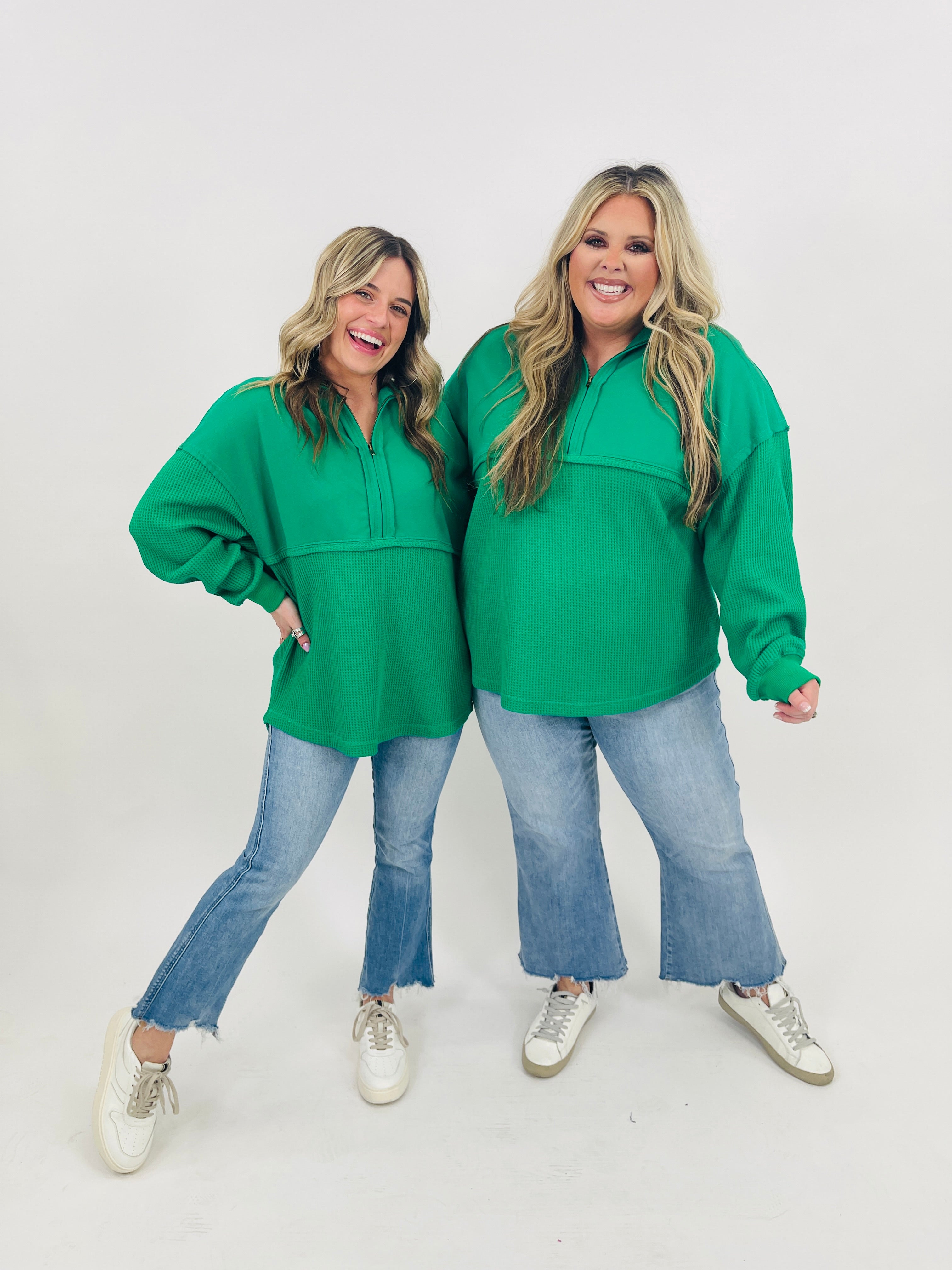 Exclusive The Perfect Mix Pullover In Green