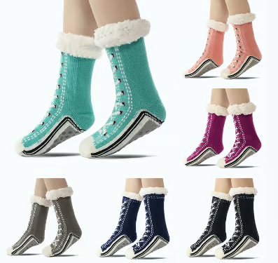 🎄New Year Promotion 45% OFF-Ultra-thick Cashmere Slipper Home Socks