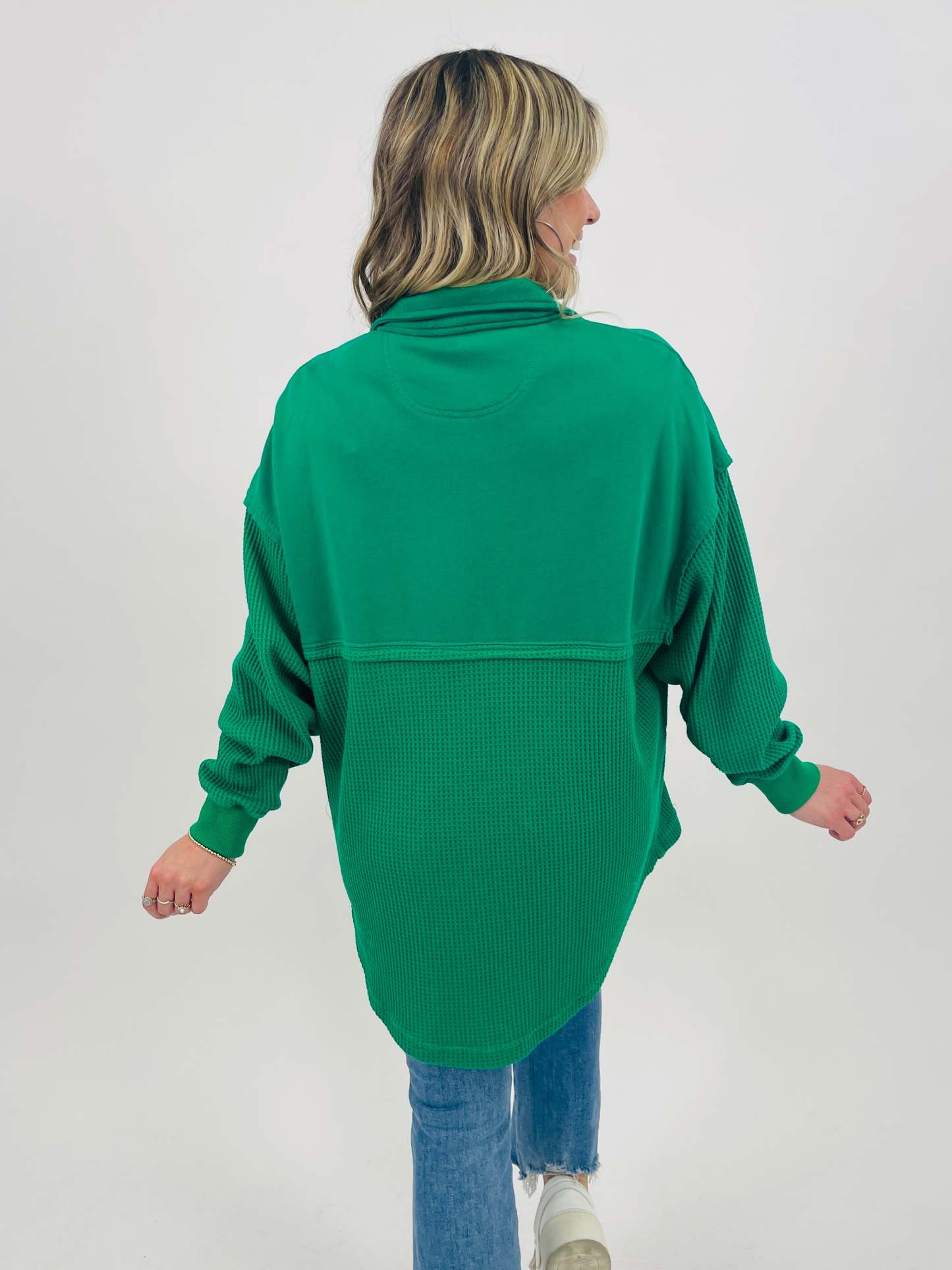 Exclusive The Perfect Mix Pullover In Green