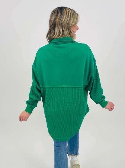 Exclusive The Perfect Mix Pullover In Green