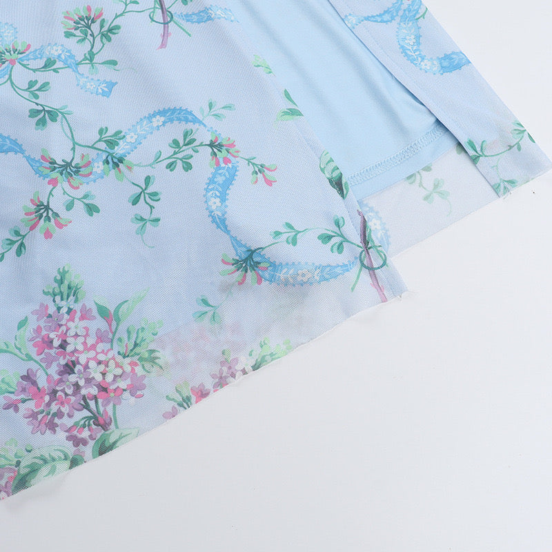Floral Split Dress