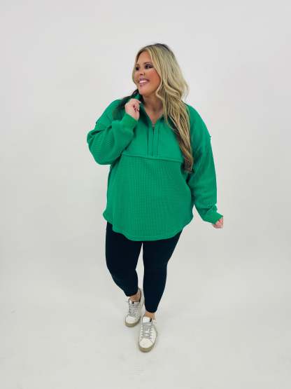 Exclusive The Perfect Mix Pullover In Green