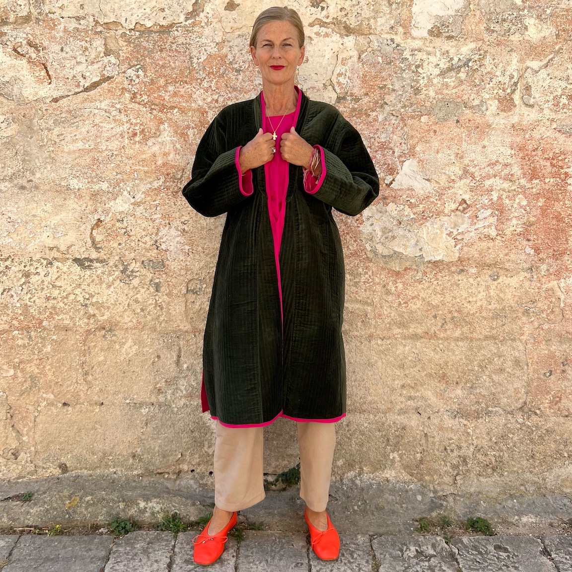 Vacation loose coat 307