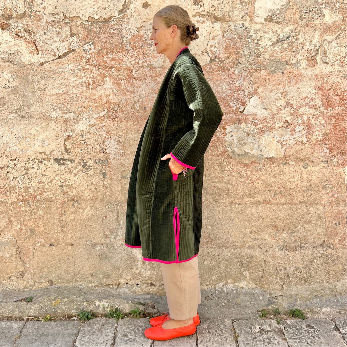 Vacation loose coat 307
