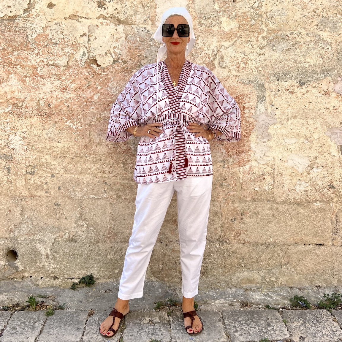 Vacation loose kimono 311
