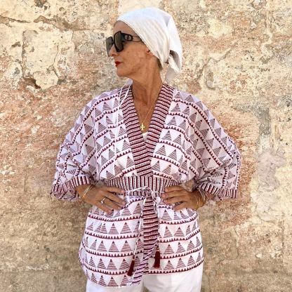 Vacation loose kimono 311