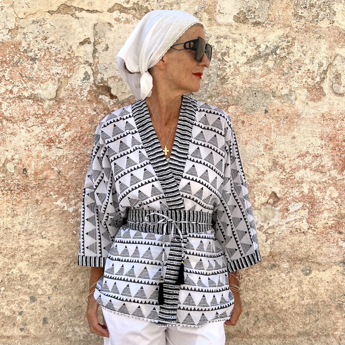 Vacation loose kimono 311