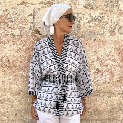 Vacation loose kimono 311