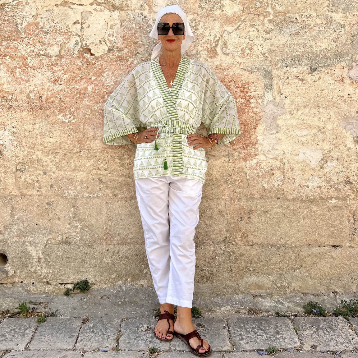 Vacation loose kimono 311