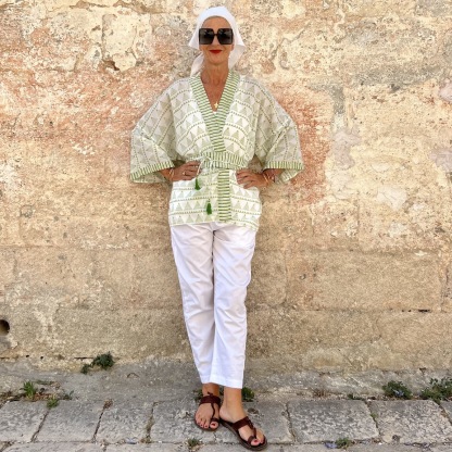 Vacation loose kimono 311