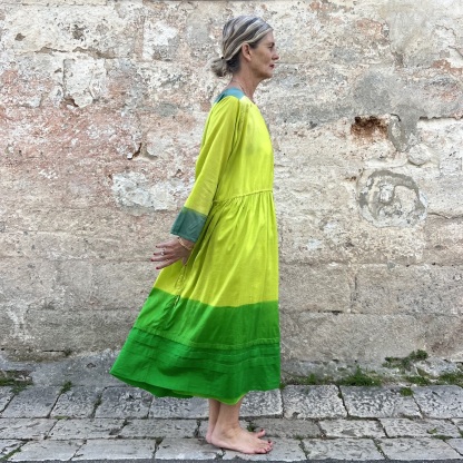 Vacation printed loose dress 223