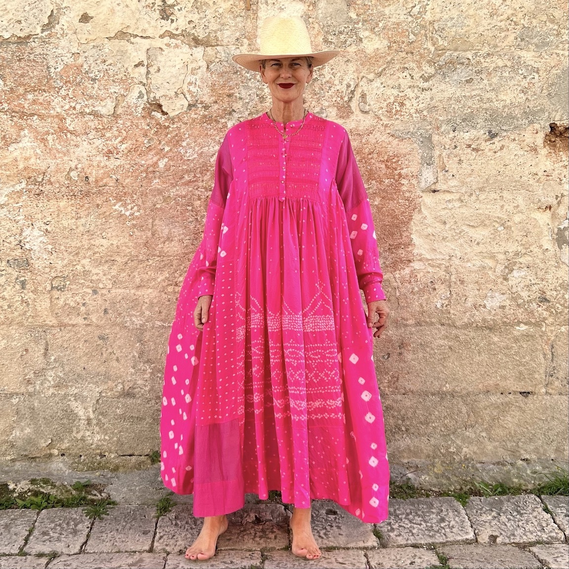 Vacation printed loose dress 231